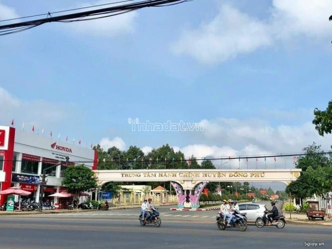 Bán Đất Nền Sổ Sẳn Đồng Phú Bình Phước, mặt tiền đường 42m