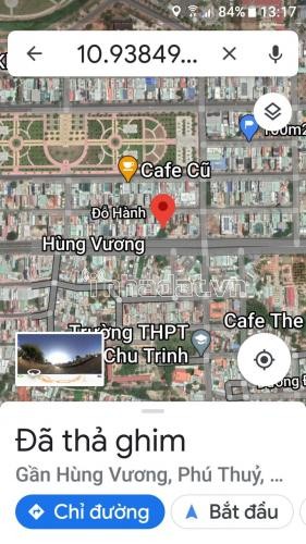 Đất góc 2 mặt tiền Hùng Vương, Thành phố Phan Thiết. Giá 19.6 tỷ.