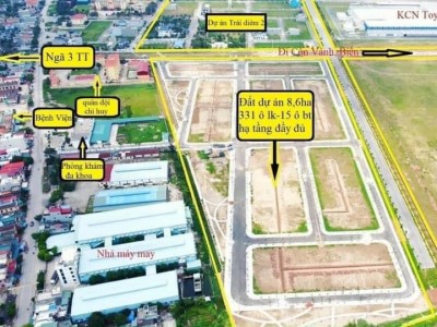 Bán đất KĐT Tiền Hải Center City Tây Giang Tiền Hải, Thái Bình, gần đường to 27m và KCN, DT 100m2