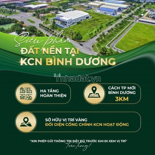 Chỉ 600tr sở hữu ngay đất nền mặt tiền DT741, đối diện KCN lớn, Phú Giáo, Bình Dương