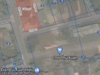 Bán lô đất đối diện chợ Phú Xuân huyện Cưmrnga liền kề KCN Phú Xuân 