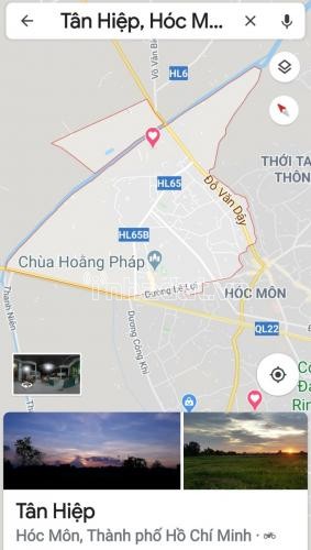 Bán lô đất Tân Hiệp, Hóc Môn, HCM. Giá bán 3,5 triệu /m2.