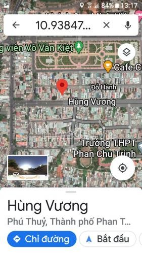 Đất góc 2 mặt tiền Hùng Vương, Thành phố Phan Thiết. Giá 19.6 tỷ.
